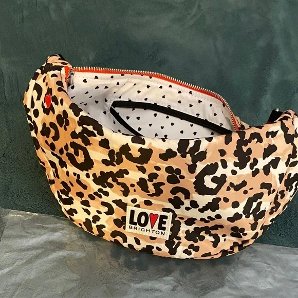 Brighton Leopard Print Swing Bag - Picture 6 of 6